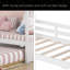 Lit simple en bois avec lit gigogne simple