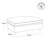 Fleetwood 45" Genuine Leather Rectangle Ottoman