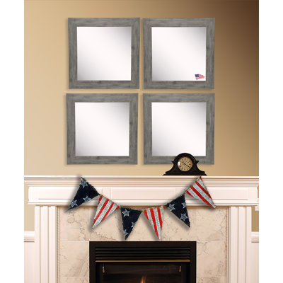 Solid Wood Flat Wall Mirror