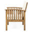 Fauteuils de jardin club - Assise profonde et revêtement en tissu avec rembourrage central et système anti-éclaboussures