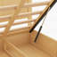Lit plateforme en bois avec rangement inférieur et 2 tiroirs-938635103