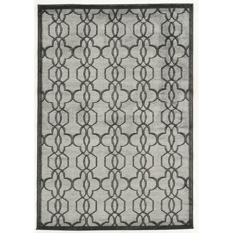 Geometric Indoor Rug, Rectangle 8' x 11'