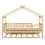 Lit de maison en bois avec gigogne peu encombrant Imaginative