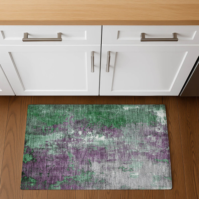 Premium Machine Washable Medena AMF1870 Abstract Rug, Rectangle 1'8" x 2'6"