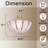 4 - Light Dimmable Gold Vintage Glass Bowl Chandelier