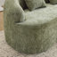 Canapé courbé avec accoudoirs arrondis, canapé de compression confortable avec deux coussins, idéal pour les petits espaces et l'utilisation sans tracas-490638857