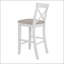 Ensemble de salle à manger de style campagnard, hauteur bar rectangulaire de 122 cm (48 pouces), avec 2 chaises, design gain de place pour les petites cuisines-1487630616-1487630617