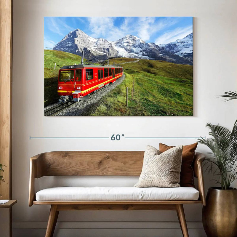 Mehar Bernese Highlands Train, 34" H x 51" W