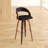 Tseng Swivel Upholstered Counter Stool