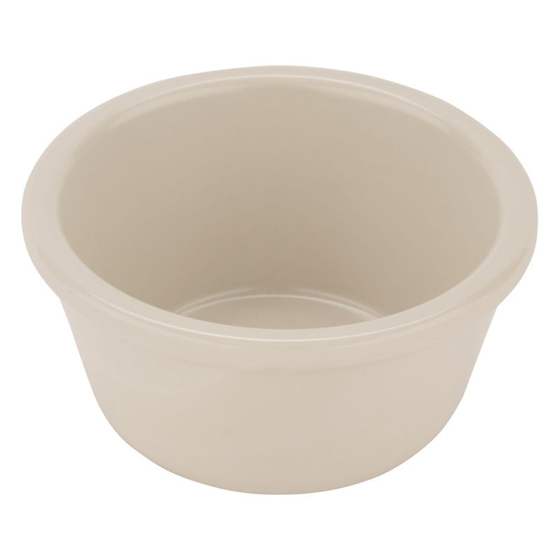 G.E.T. Melamine 12 Piece Ramekin / Soufflé Dish Bakeware Set, Ivory