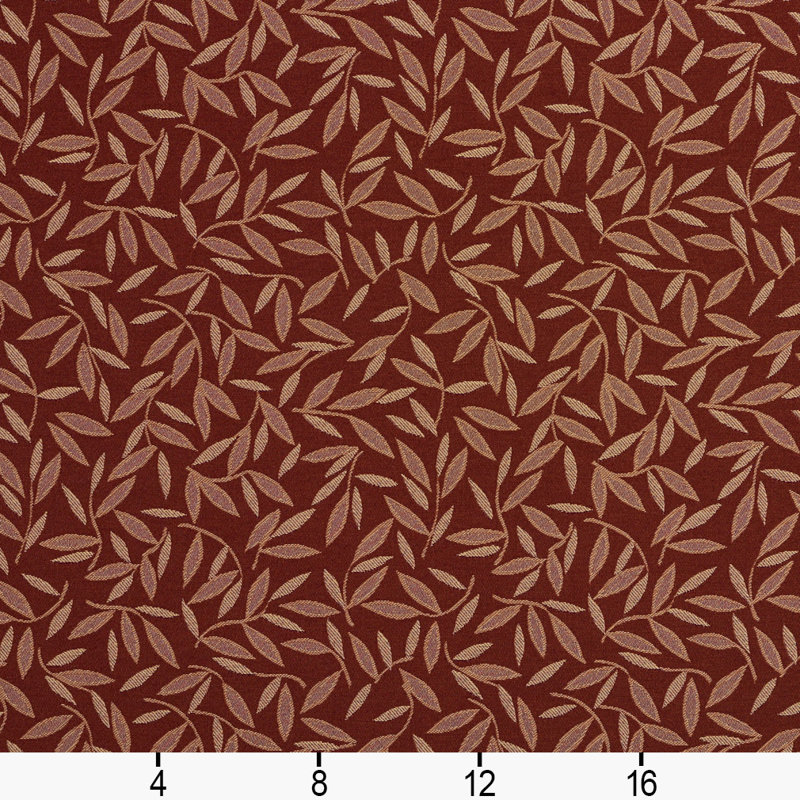 Tissu résistant aux taches des feuilles, Rouge