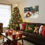 «Santa Reindeer Snow», art mural sur toile-121121979