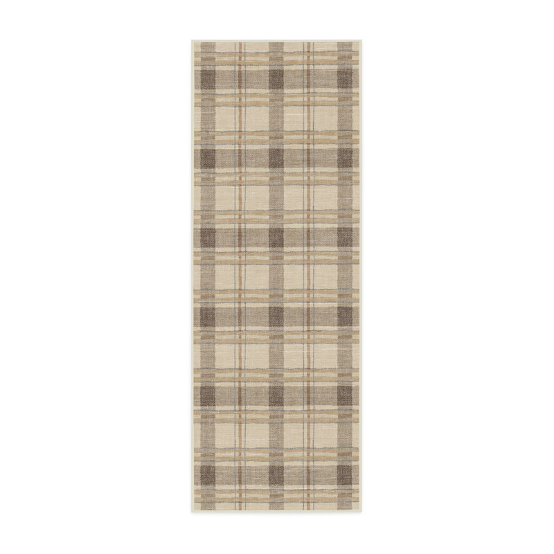 Système de tapis et de coussins lavables 2 pièces Piper, Tapis de couloir 2 po 5 pi x 7 po