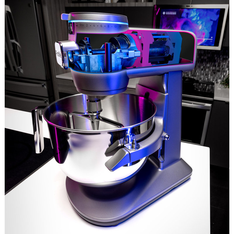 GE Profile Smart Mixer with Auto Sense, Mineral Silver