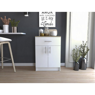 Mayorca Multistorage Pantry Cabinet, One Drawer, Two Interior Shelves