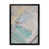 Impression noire sur toile encadrée sélectionné