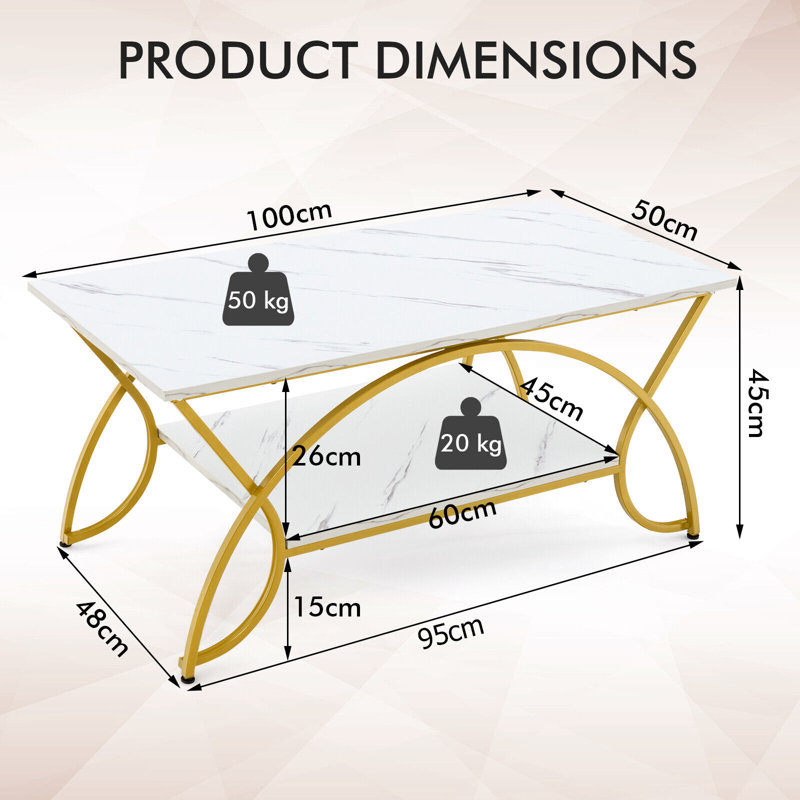 Akoi Coffee Table with Storage