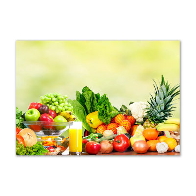 Vegetables And Fruits - Wrapped Canvas Print