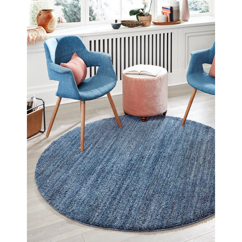 Jill Zarin Shaggy Shaggy Chic Rug, Round 3'3"