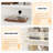 Eijah 58.2'' W Storage Credenza with Electric Fireplace Included-81758622