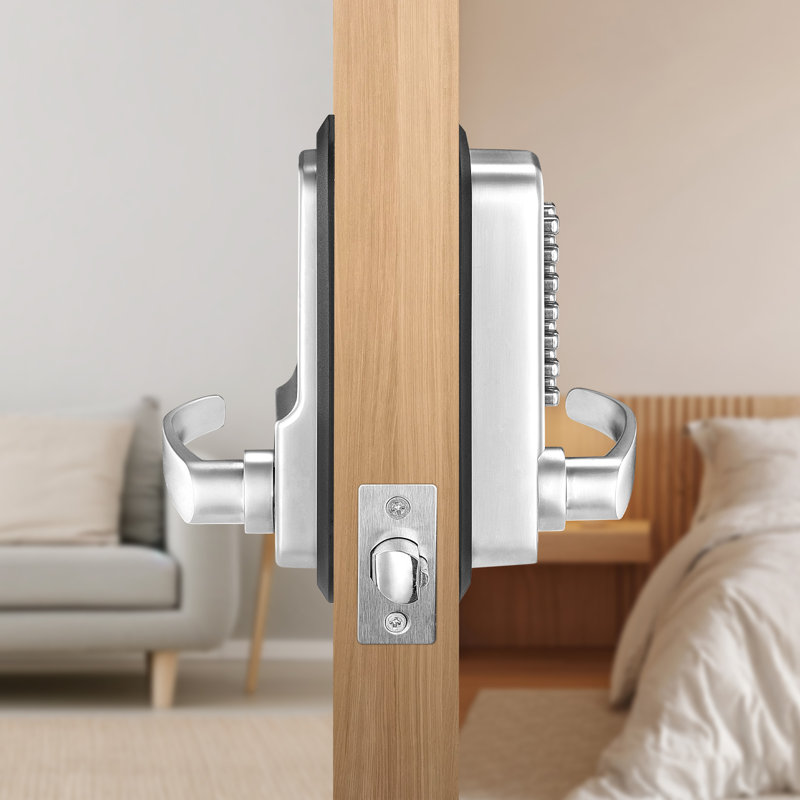 Serrure de porte mécanique sans clé à 14 entrées pour clôture extérieure