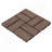25PCS/CT Interlocking Outdoor Deck Tiles - Embossing 8 Panel-135880380