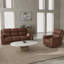 Fauteuil inclinable manuel oscillant en pacane-1431854959