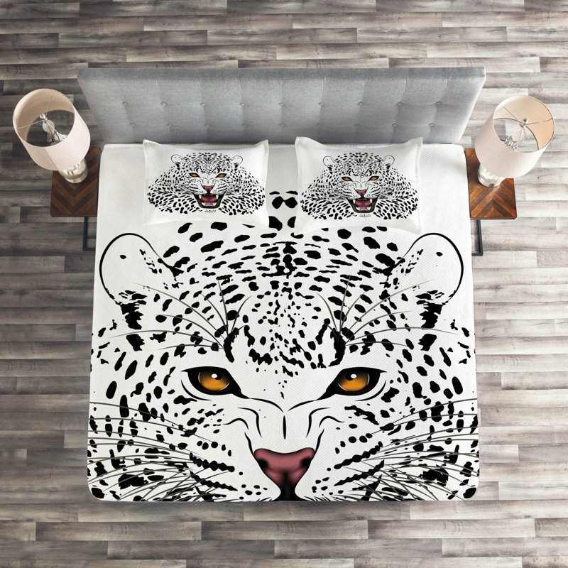 Eclectic Polyester Coverlet, King Bedspread + 2 Shams