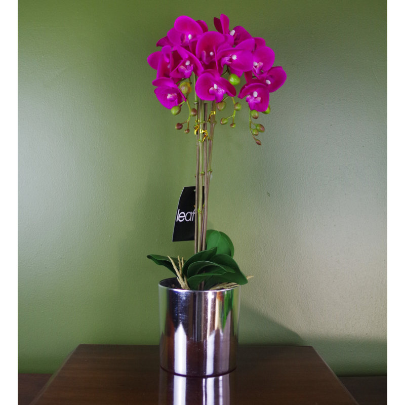 52cm Faux Flowering Plant in Pot Liner