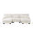 Modular Sectional Sofa Couch With Convertible Ottomans