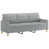 100 % polyester gris clair