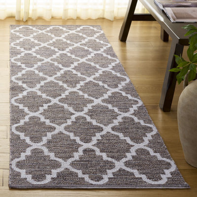Tapis géométrique tissé à la main Eliana