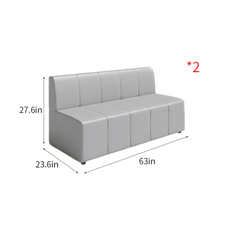 Banc rembourré en similicuir