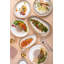 Assiette ovale en porcelaine de qualité supérieure JAGUAR | Plateau ovale surélevé | Va au micro-ondes et au lave-vaisselle