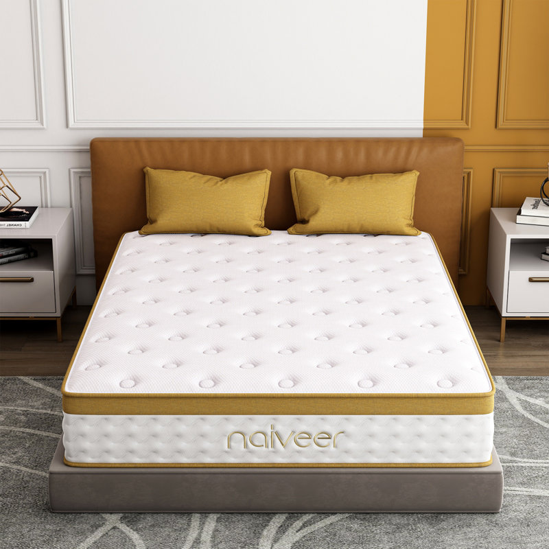 Blue Elephant Pillow Top Pocket Sprung Mattress, Double (4'6)
