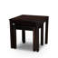 Ensemble de 2 tables gigognes en eucalyptus
