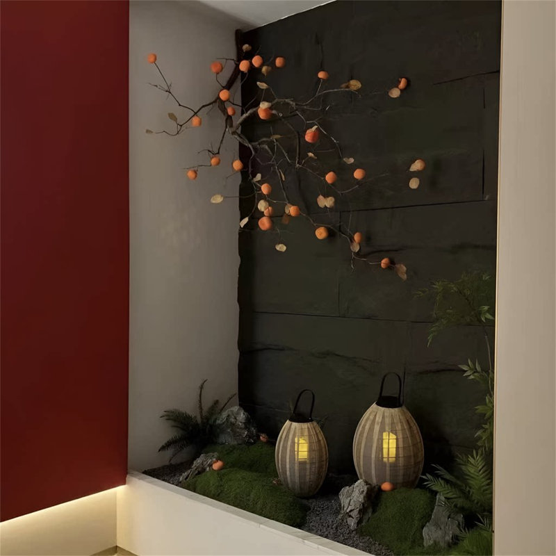 Grand arbre mort artificiel avec véritable tronc, 39,37 po x 23,64 po 