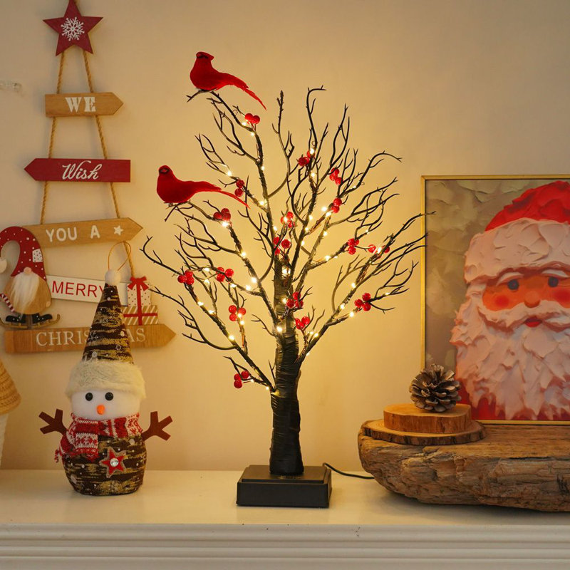 1.97' H Lighted Artificial Christmas Tree