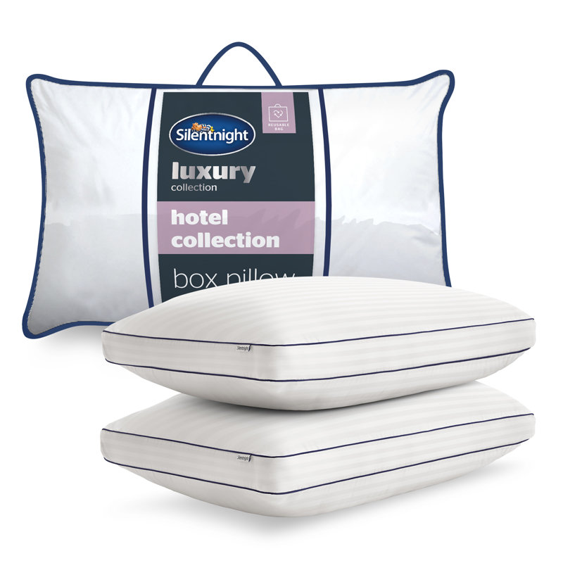 Silentnight Luxury Hotel Collection Box Pillows - Pack Of 2