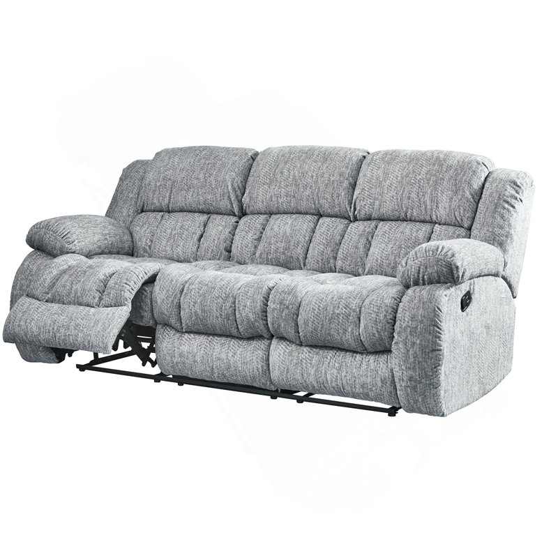 GREY RECLINING SOFA
