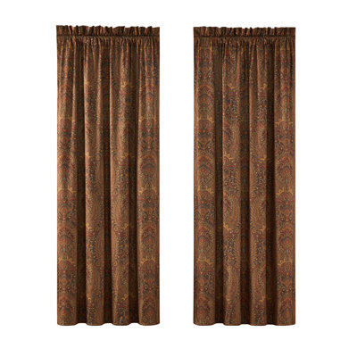 DESTINY - CHOCOLATE 95" WINDOW PANEL PAIR
