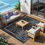 Tapis d'extérieur réversible en plastique pour terrasse-129685386-129913285