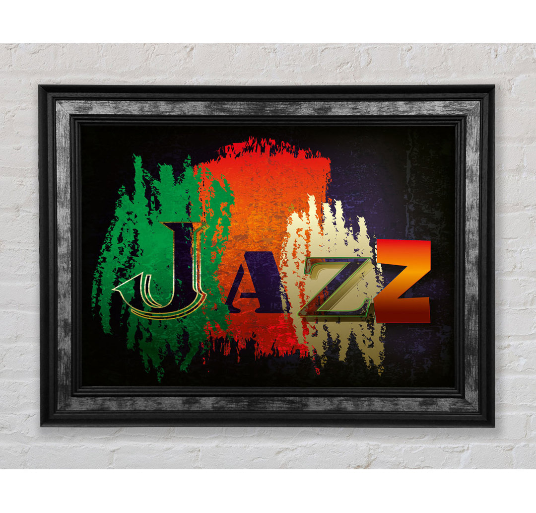 Jazz 1 - Einzelne Bilderrahmen Typografie