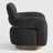 Bayville 29" Wide Sherpa Swivel Chair-1778646103