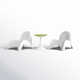 Ameswood 25.2'' Outdoor Chaise Lounge Set with Table