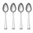 Pfaltzgraff Beckham 20-Piece Stainless Steel Flatware Set, Service for 4