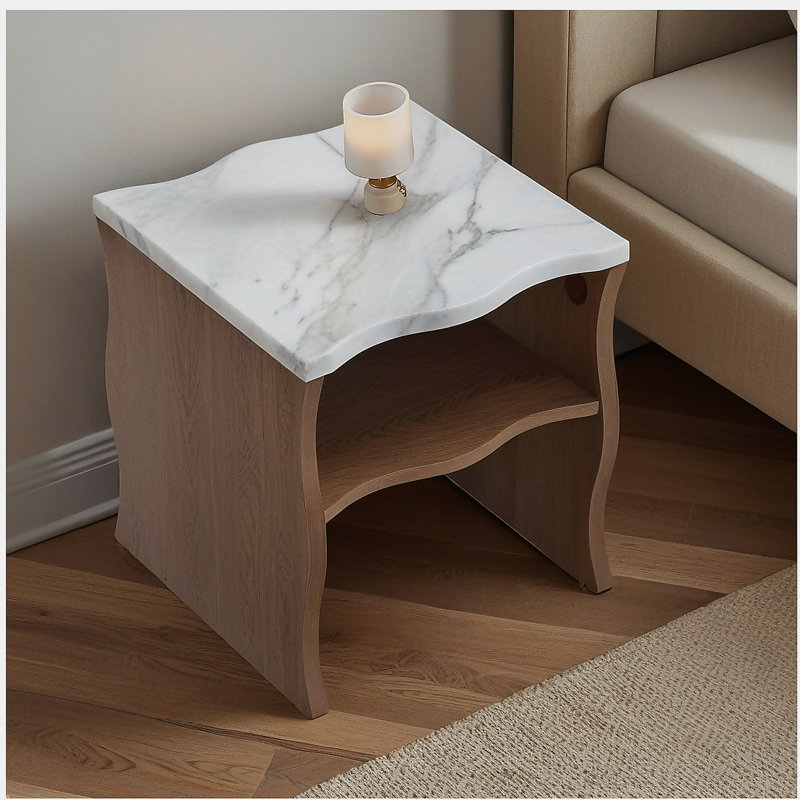 Table basse 2PS, Noyer brun