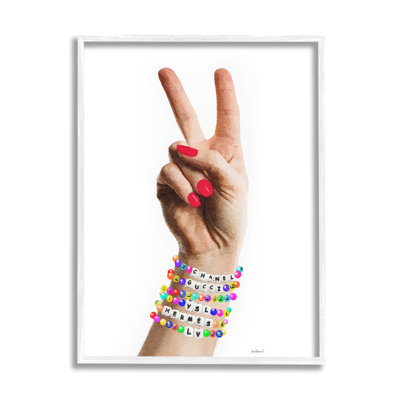 Signe de paix Az-552-Glam Bracelets par Amanda Greenwood