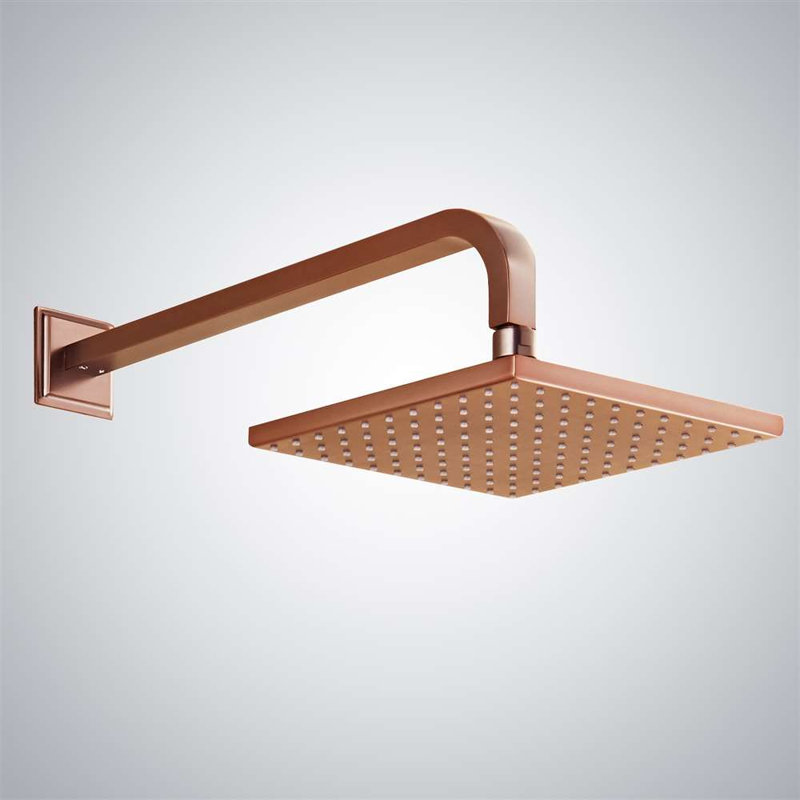 Pomme de douche carrée à fixation carrée 12 po BathSelect, Ceiling Mount, 12"