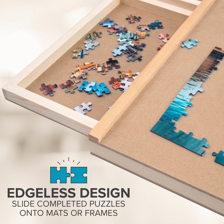 Tradeopia Planche de puzzle en bois de luxe (avec 6 tiroirs pour puzzles de  1500 pièces)